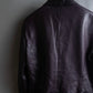 "GUCCI" Cutting design leather tailored jacket