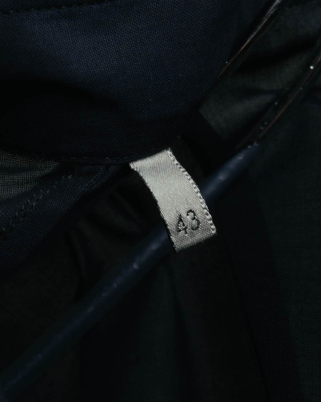 “Dior Homme” 00’s Sheer cotton concealed placket shirt