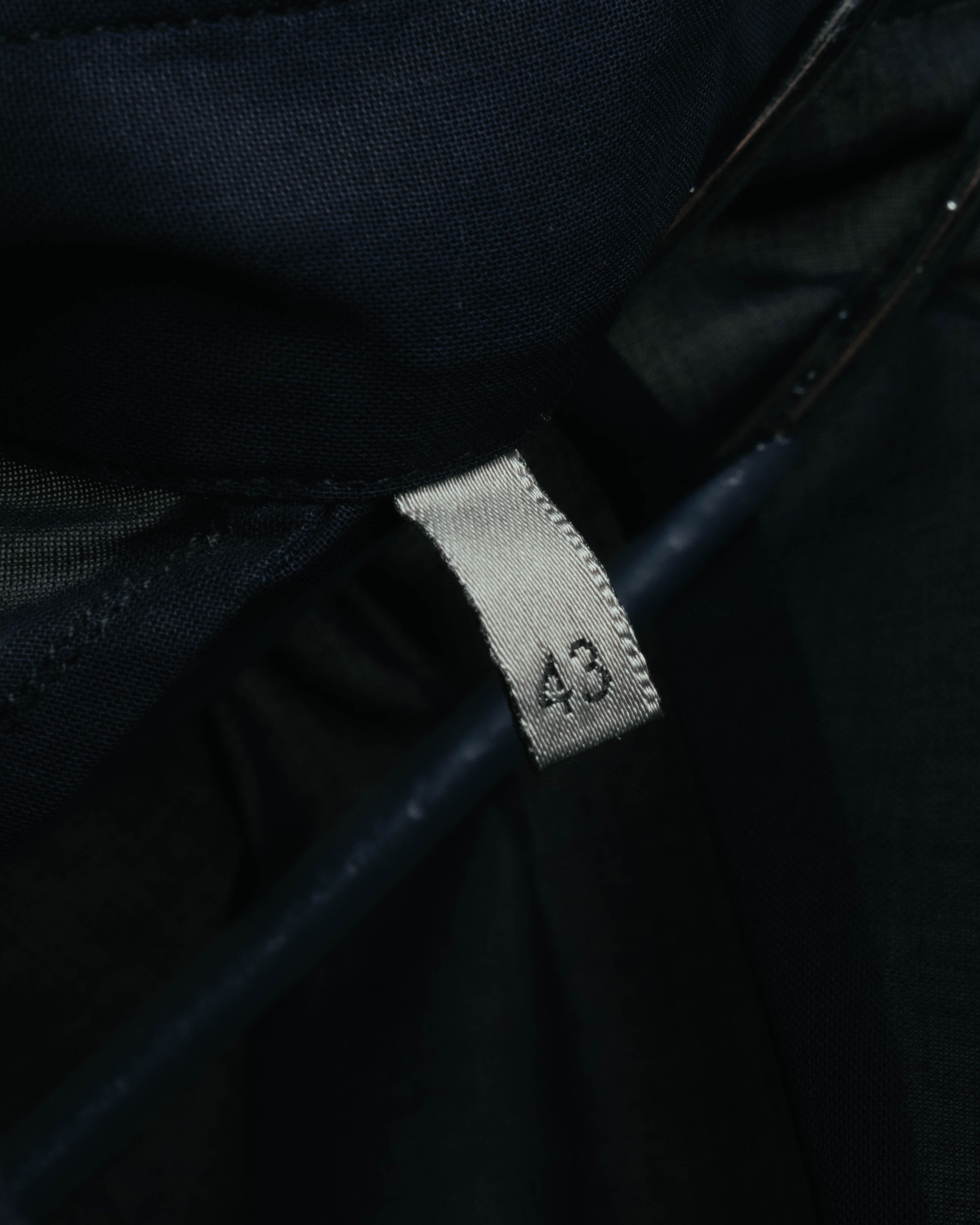 “Dior Homme” 00’s Sheer cotton concealed placket shirt