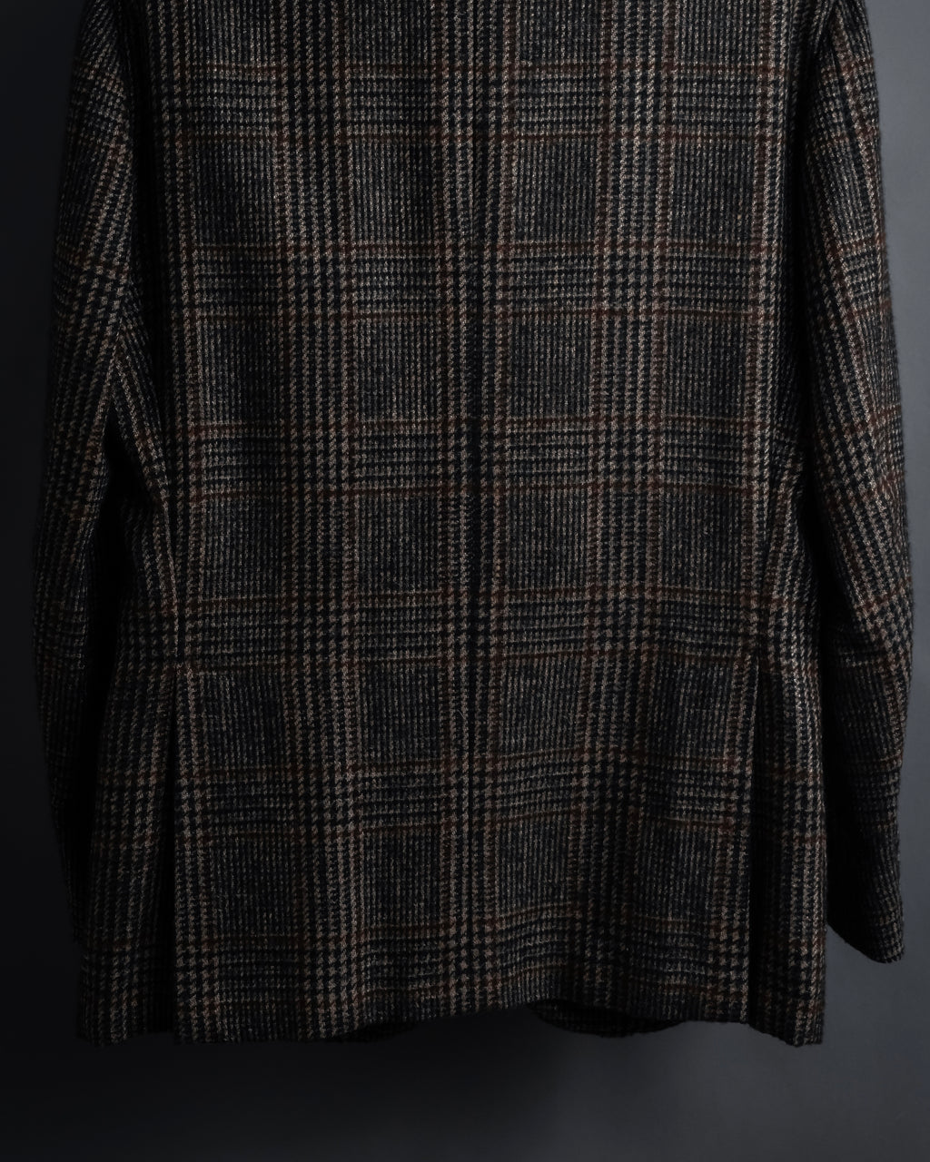 "Ernesto" Glen plaid flannel tailored jacket