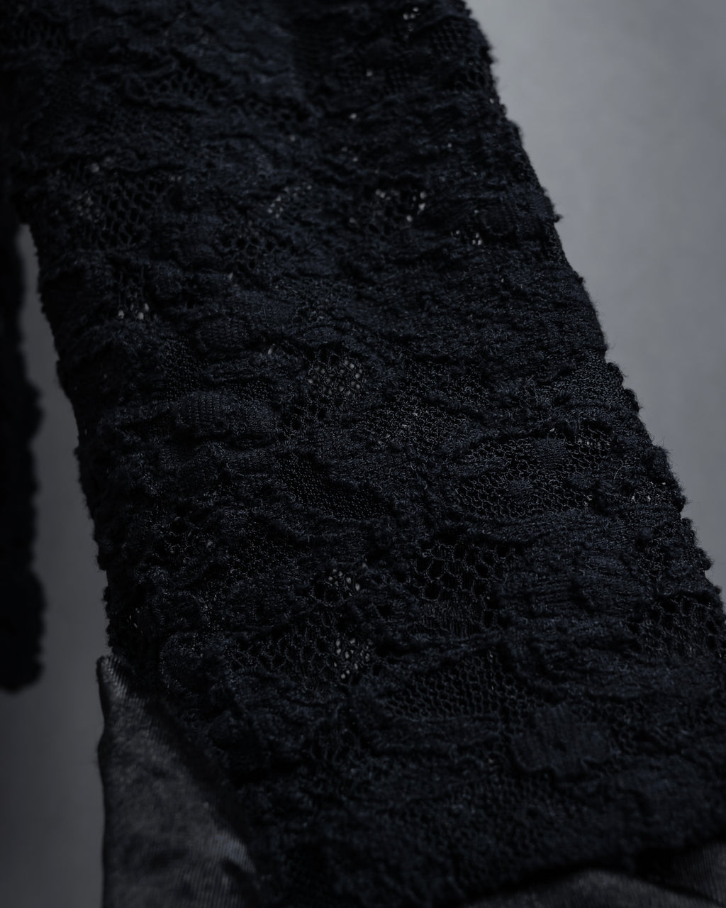 "COMME des GARCONS" 20SS Floral motif lace pullover