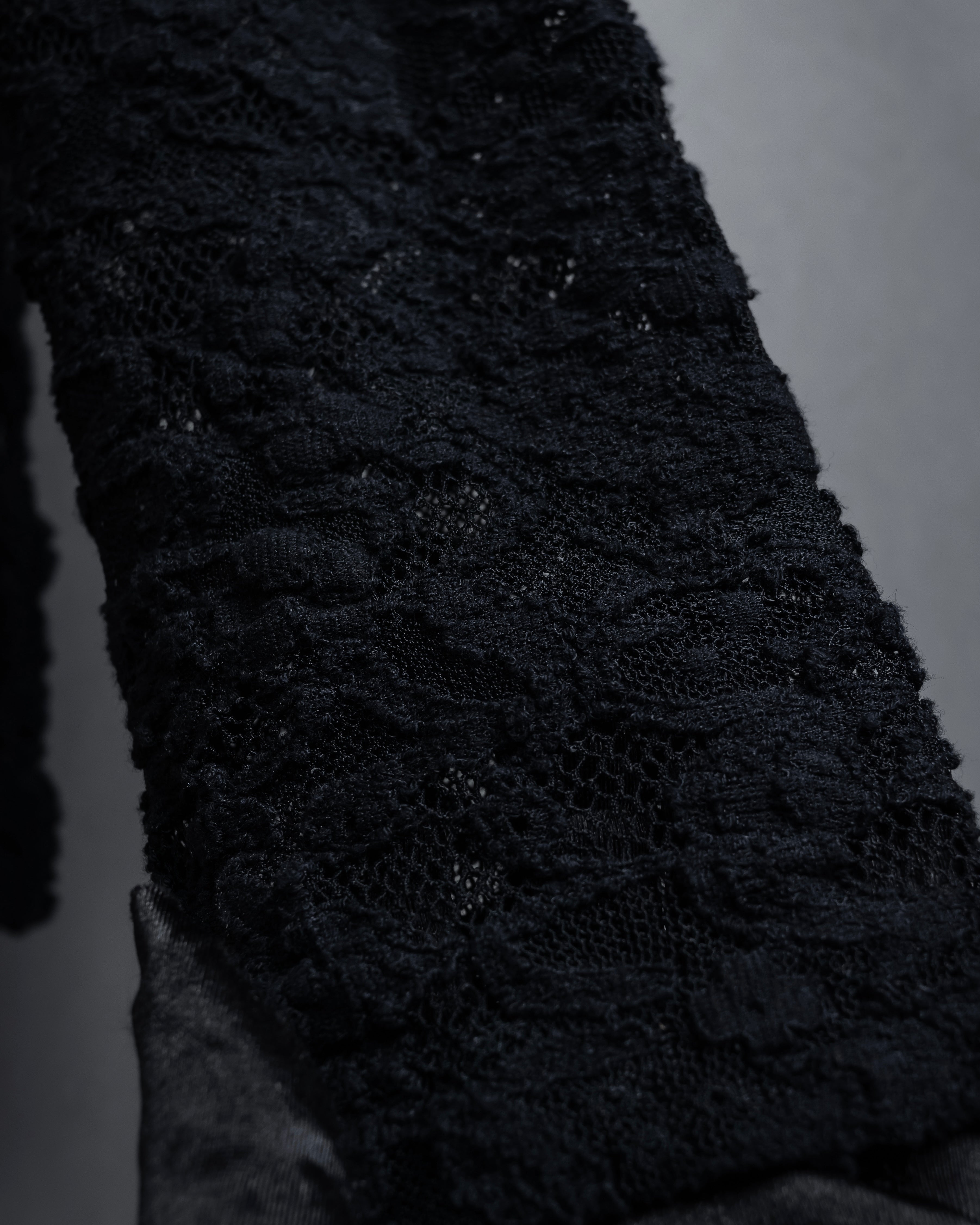 "COMME des GARCONS" 20SS Floral motif lace pullover