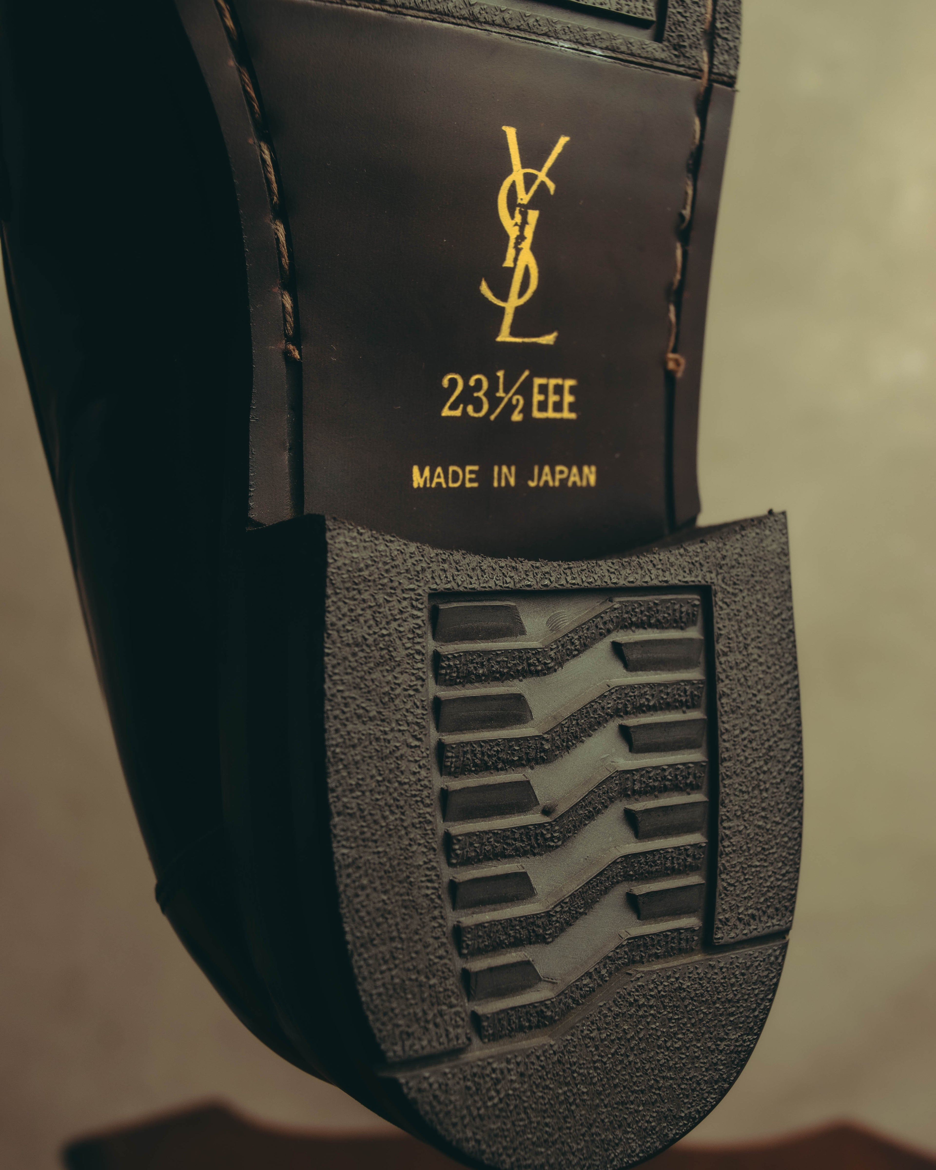 "Yves Saint Laurent" 90's-00's Tassel bit leather loafers