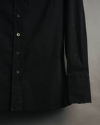 "GUCCI" 00's Black uniform long sleeve shirt