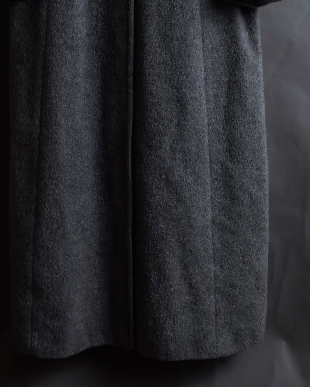 "BALENCIAGA" Alpaca blend maxi length shaped chester coat