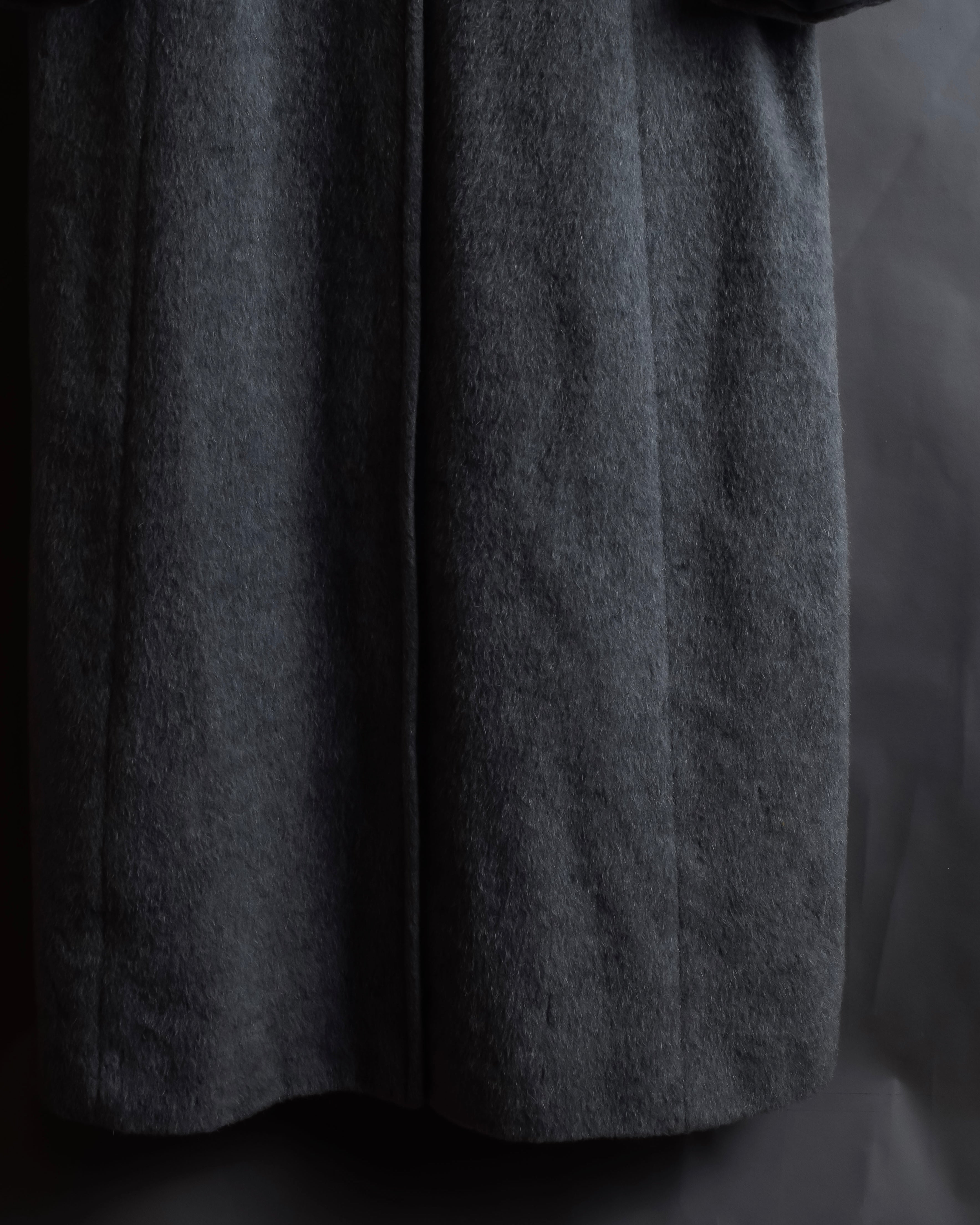 "BALENCIAGA" Alpaca blend maxi length shaped chester coat