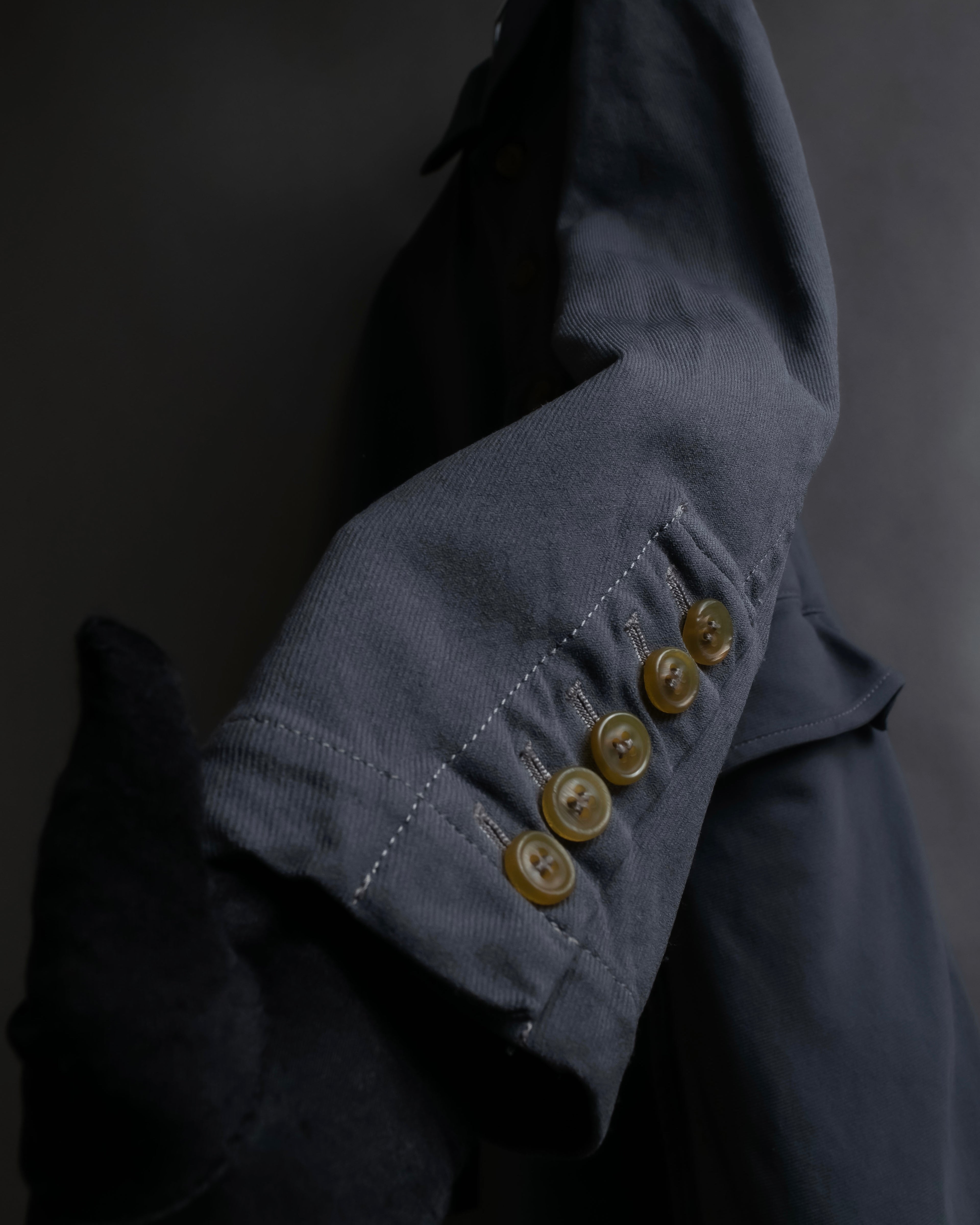 "COMME des GARCONS COMME des GARCONS" Stitchwork placket cut line coat