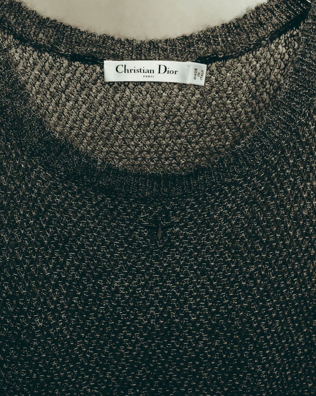 -SPECIAL- “Christian Dior” 2017-2023 Textured sheer knit ensemble