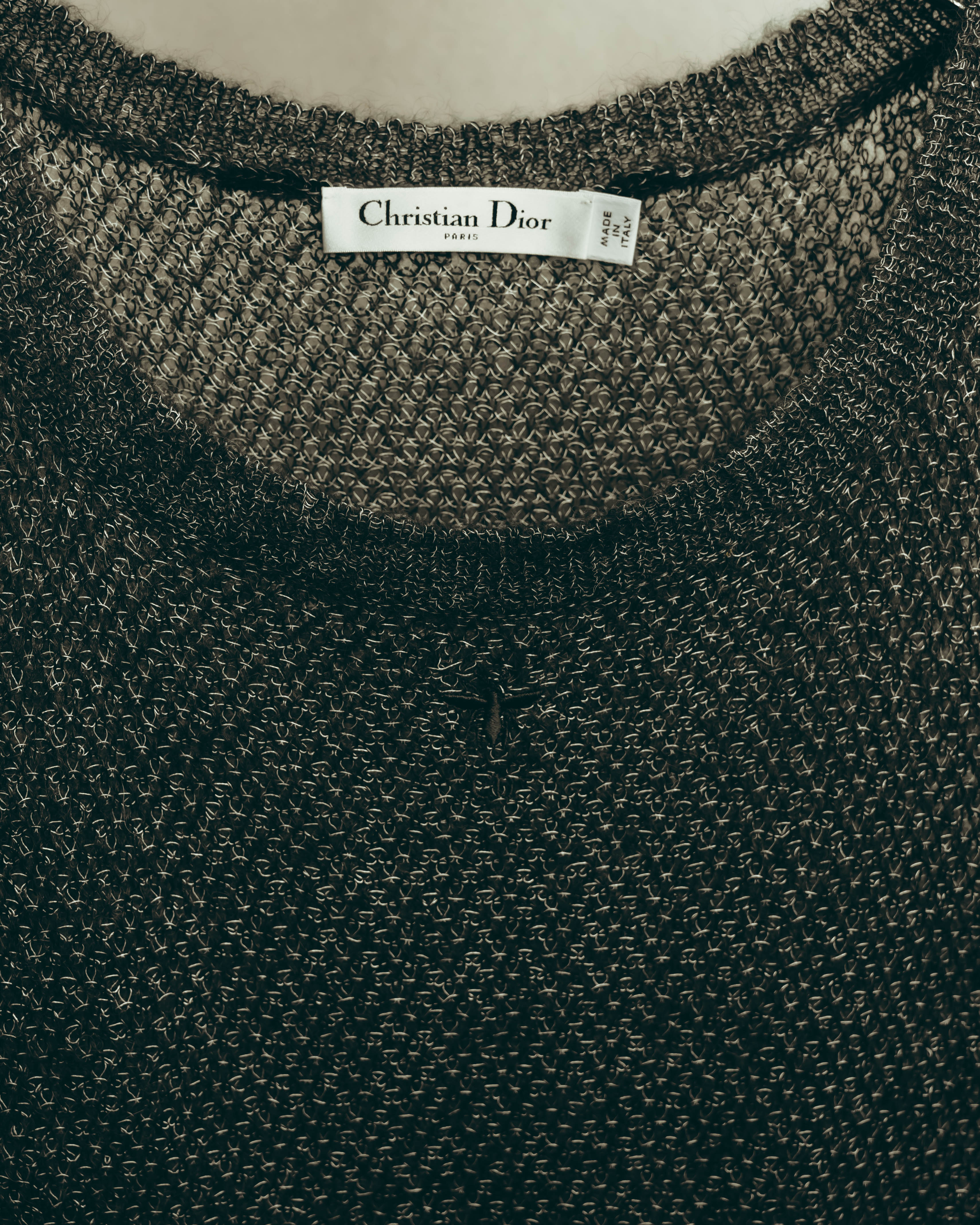 -SPECIAL- “Christian Dior” 2017-2023 Textured sheer knit ensemble