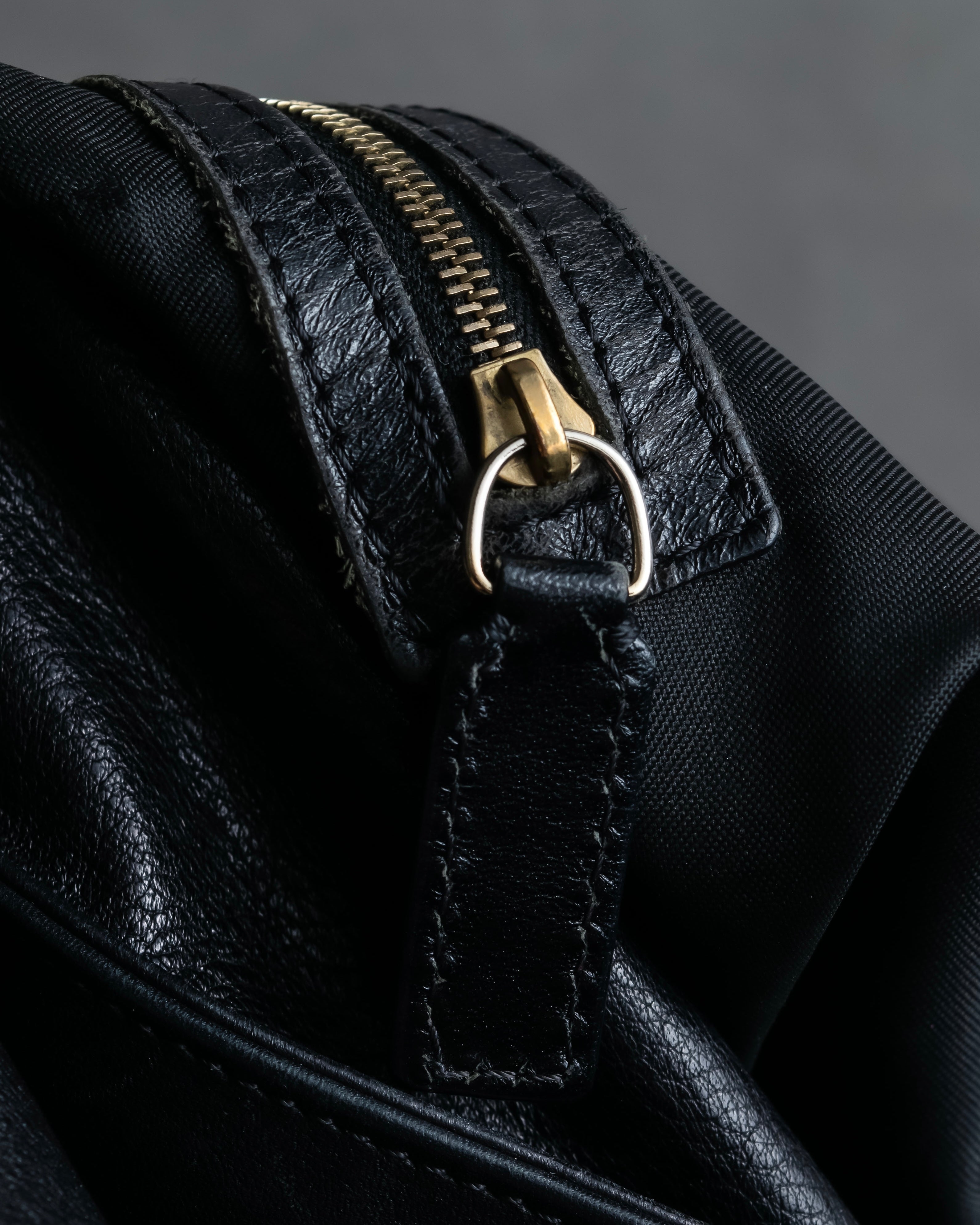 "FENDI" Gathered design leather one-shoulder bag