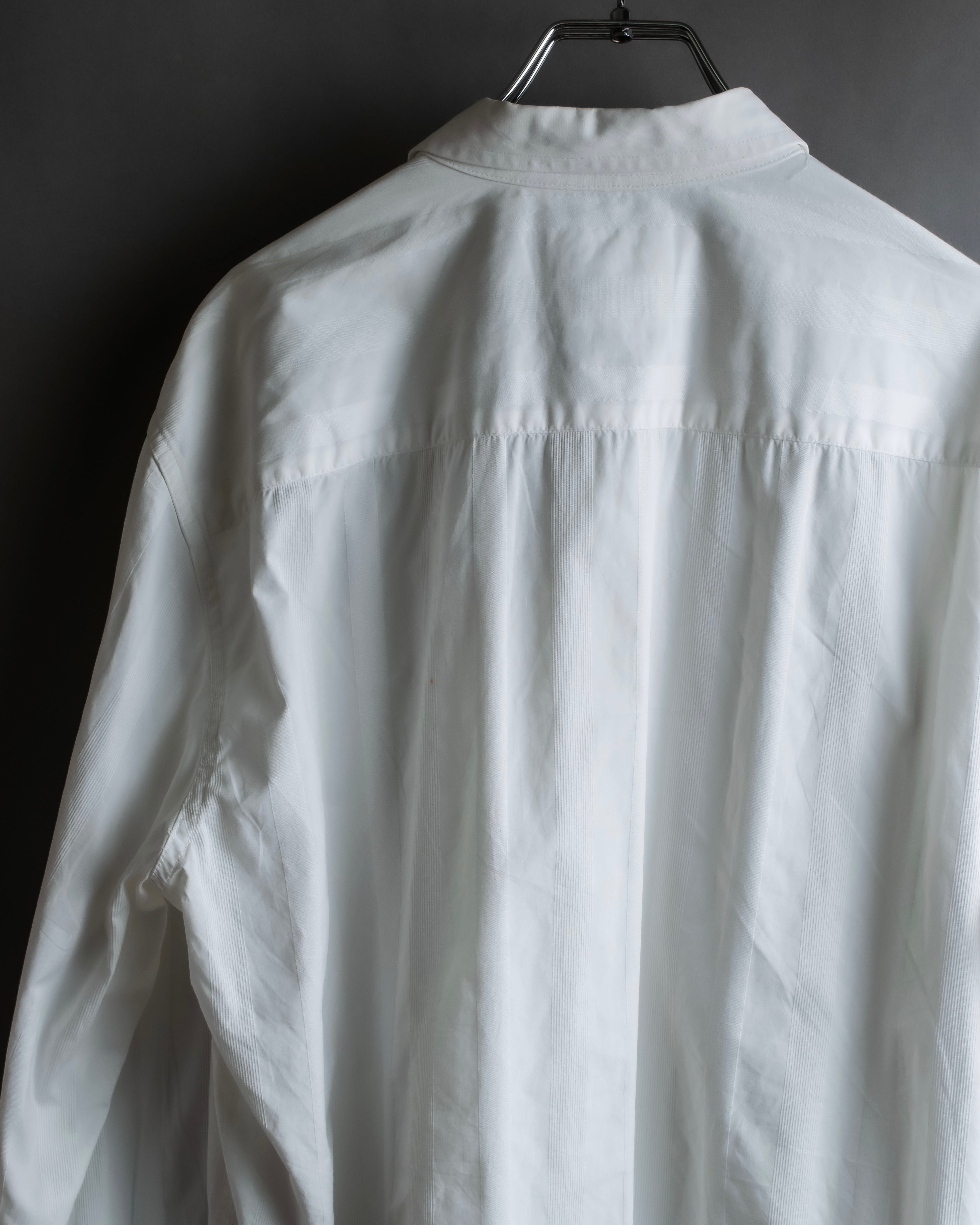 "ARMANI EXCHANGE" Different weave patterns cotton shirt