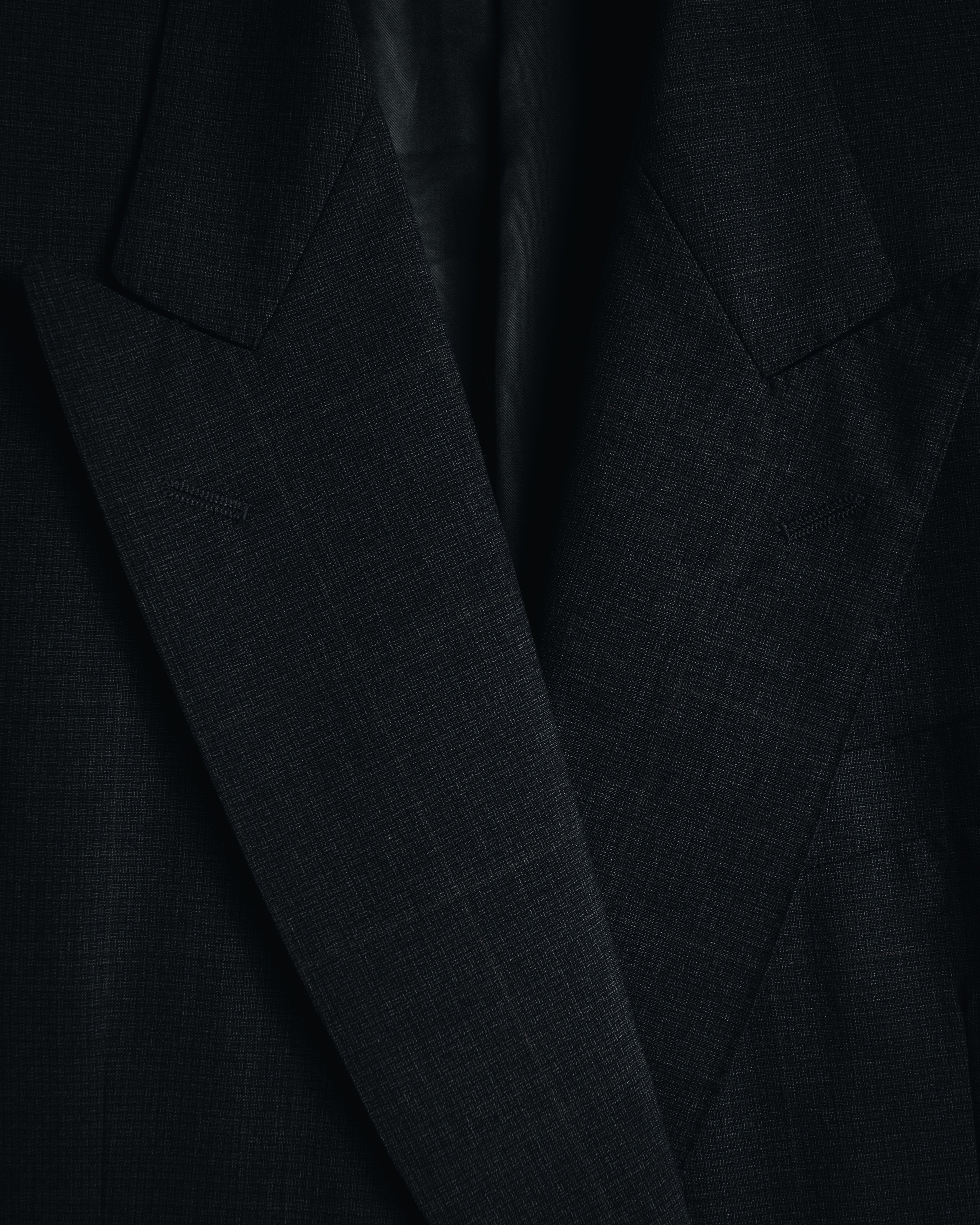 "Burberrys" 90’s double-breasted peak lapel suit set-up
