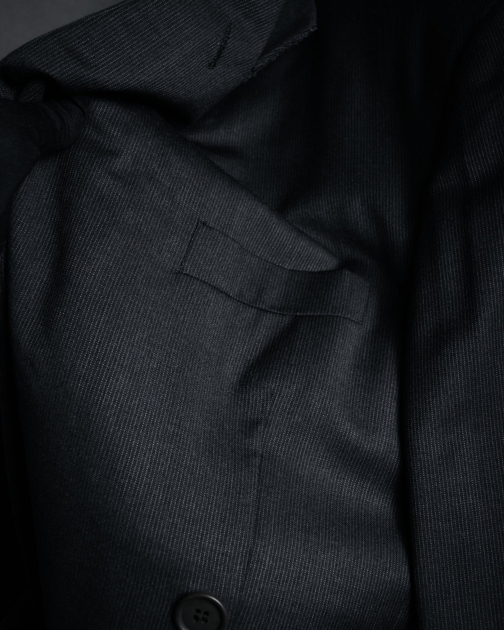 "GIORGIO ARMANI" 90’s draped double breasted suit set-up