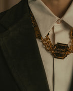 -SPECIAL- "GUCCI" 90’s Tom ford design suede tailored jacket