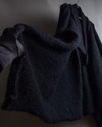 "YOHJI YAMAMOTO" 19AW Oversized cape knit cardigan