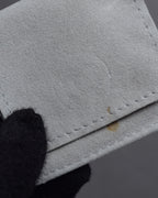 "CHANEL" 90's Organic twist design double ring