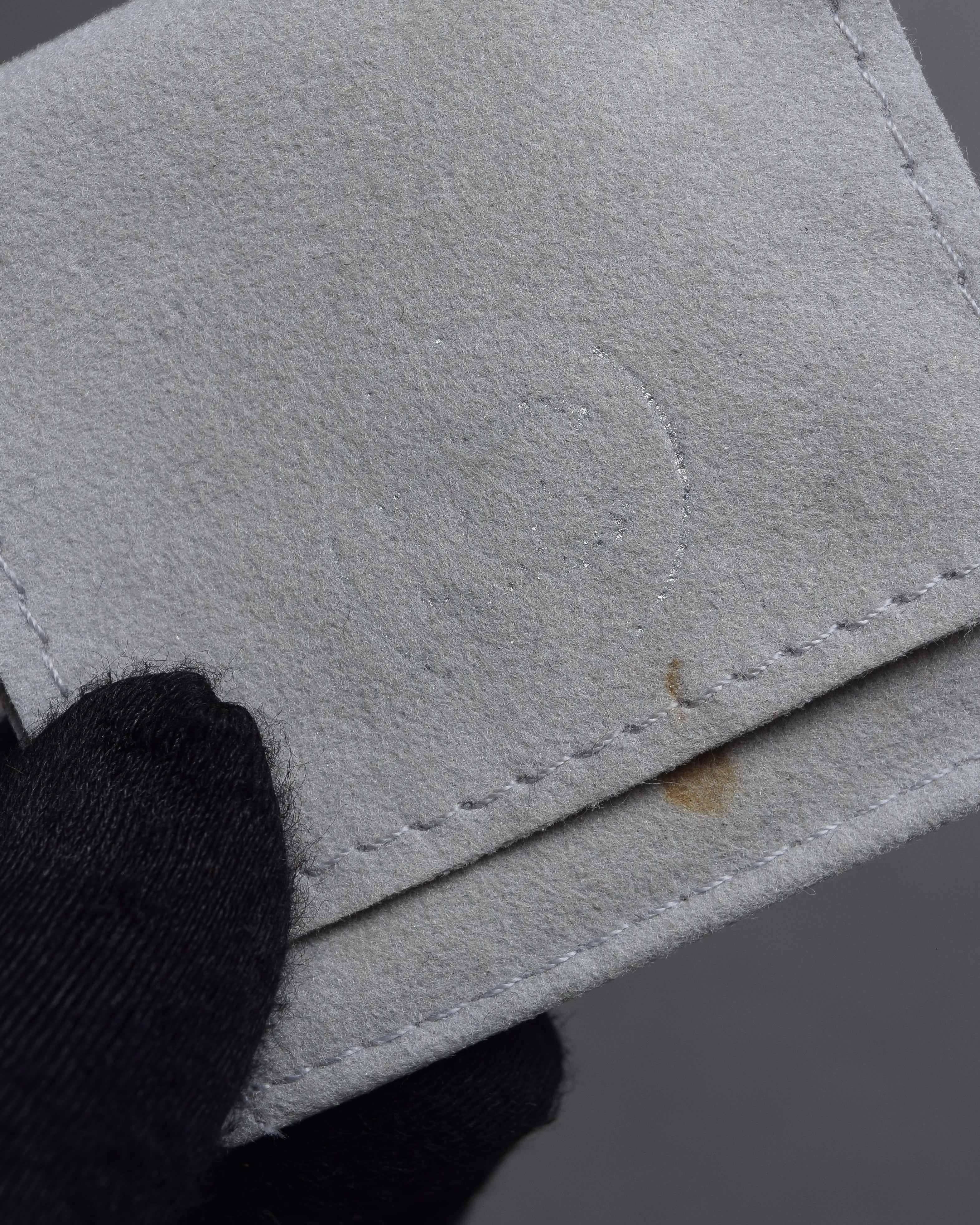 "CHANEL" 90's Organic twist design double ring