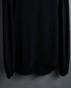 "VALENTINO" 2020-21 Gathered design bow tie skipper silk pullover