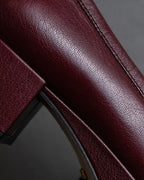 "GUCCI" Multicolor horsebit design heeled loafers