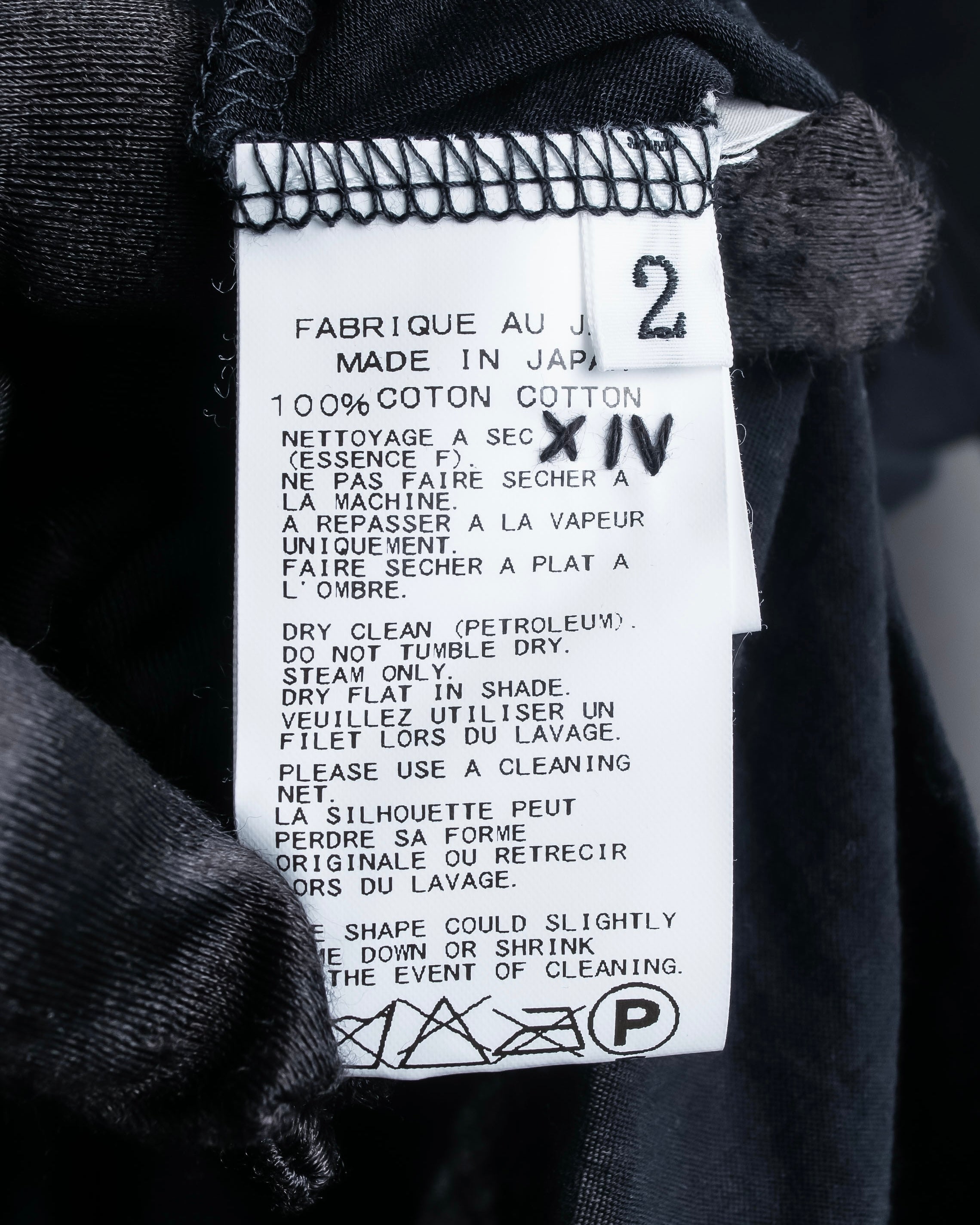 "YOHJI YAMAMOTO FEMME"
Sheer cotton round neck pullover