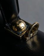 "Salvatore Ferragamo" Gancini motif leather hand bag