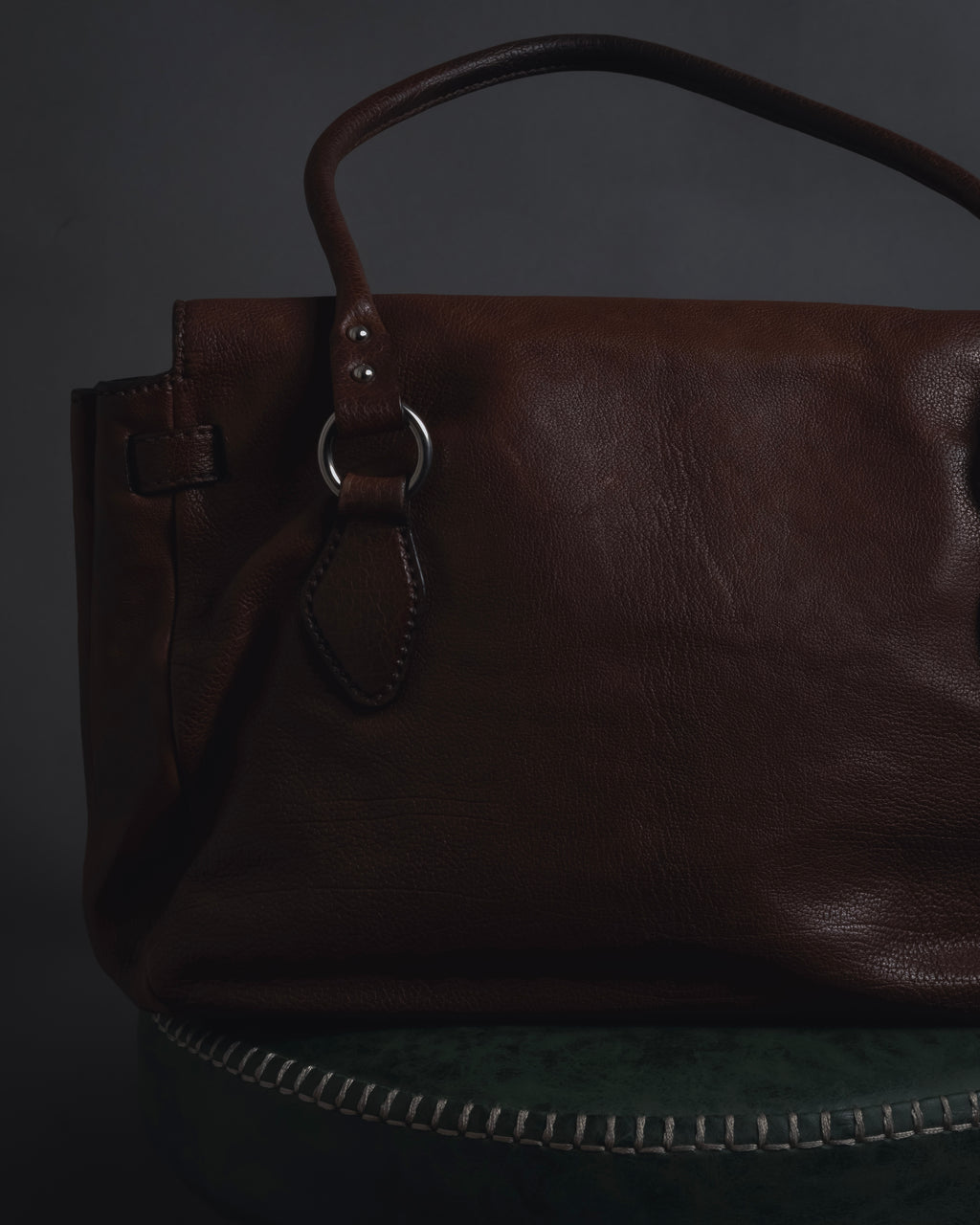 "JIL SANDER" 90’s-00’s Functional pocket leather satchel bag