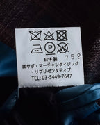 "Tex Teq" Gradient check pattern tailored jacket