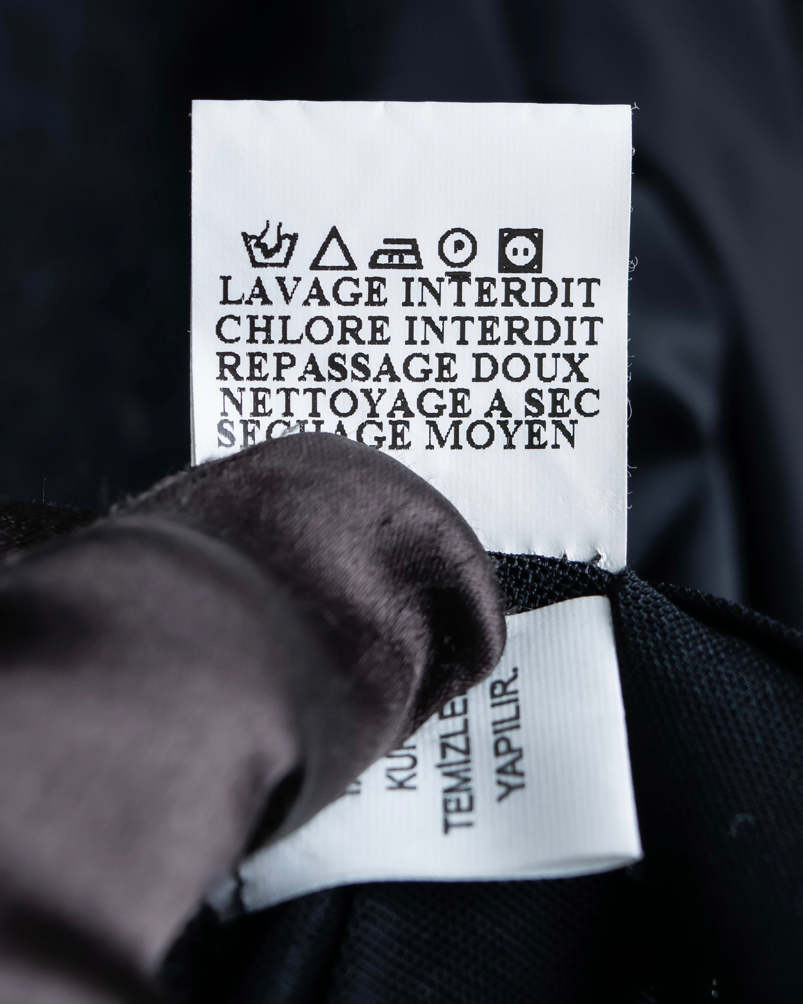 Vintage double zip ribbon flower design sheer jacket