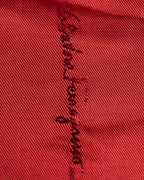 "Salvatore Ferragamo" Vivid red color wool mix tailored jacket