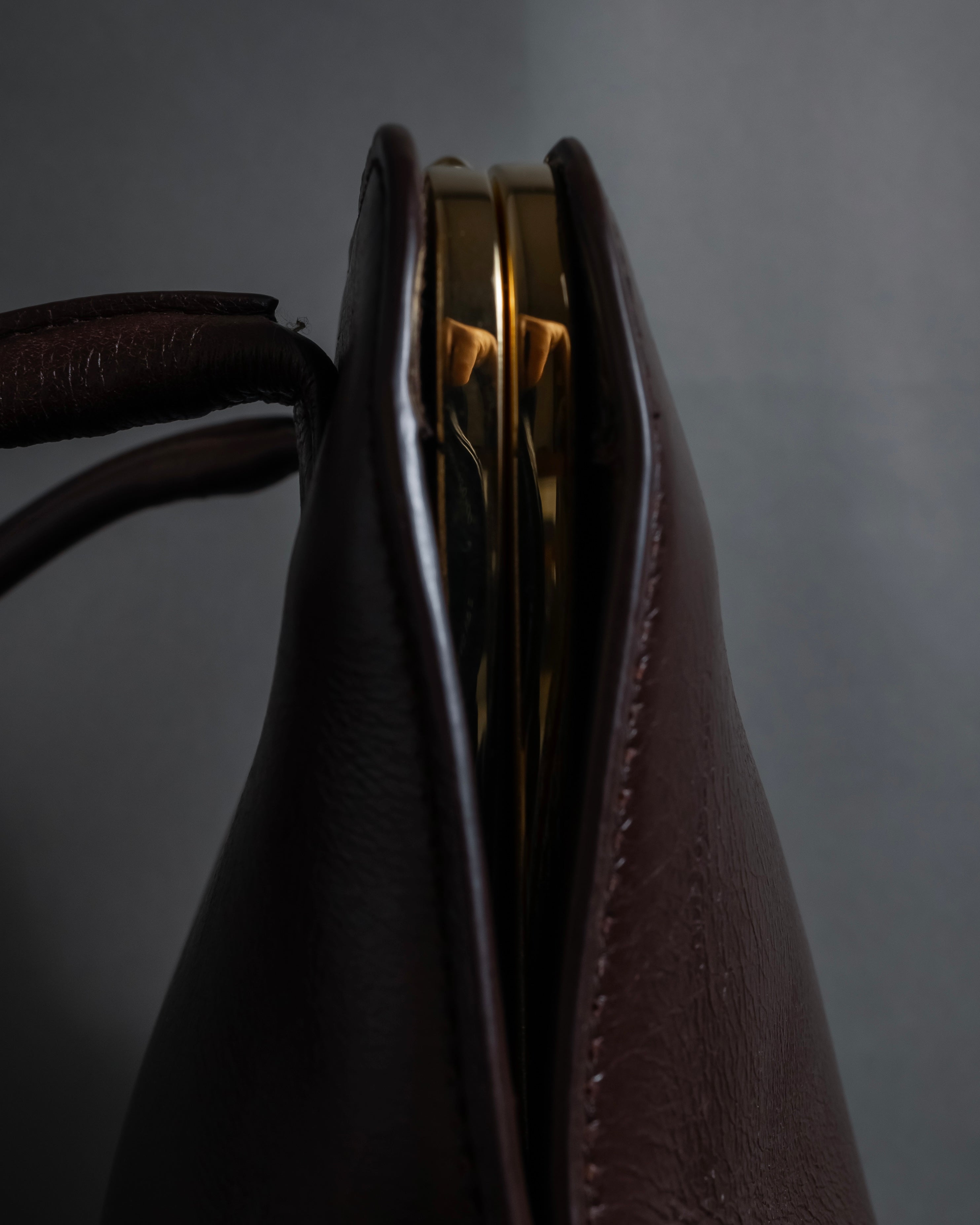 "JIL SANDER" Goji frame structured leather bag