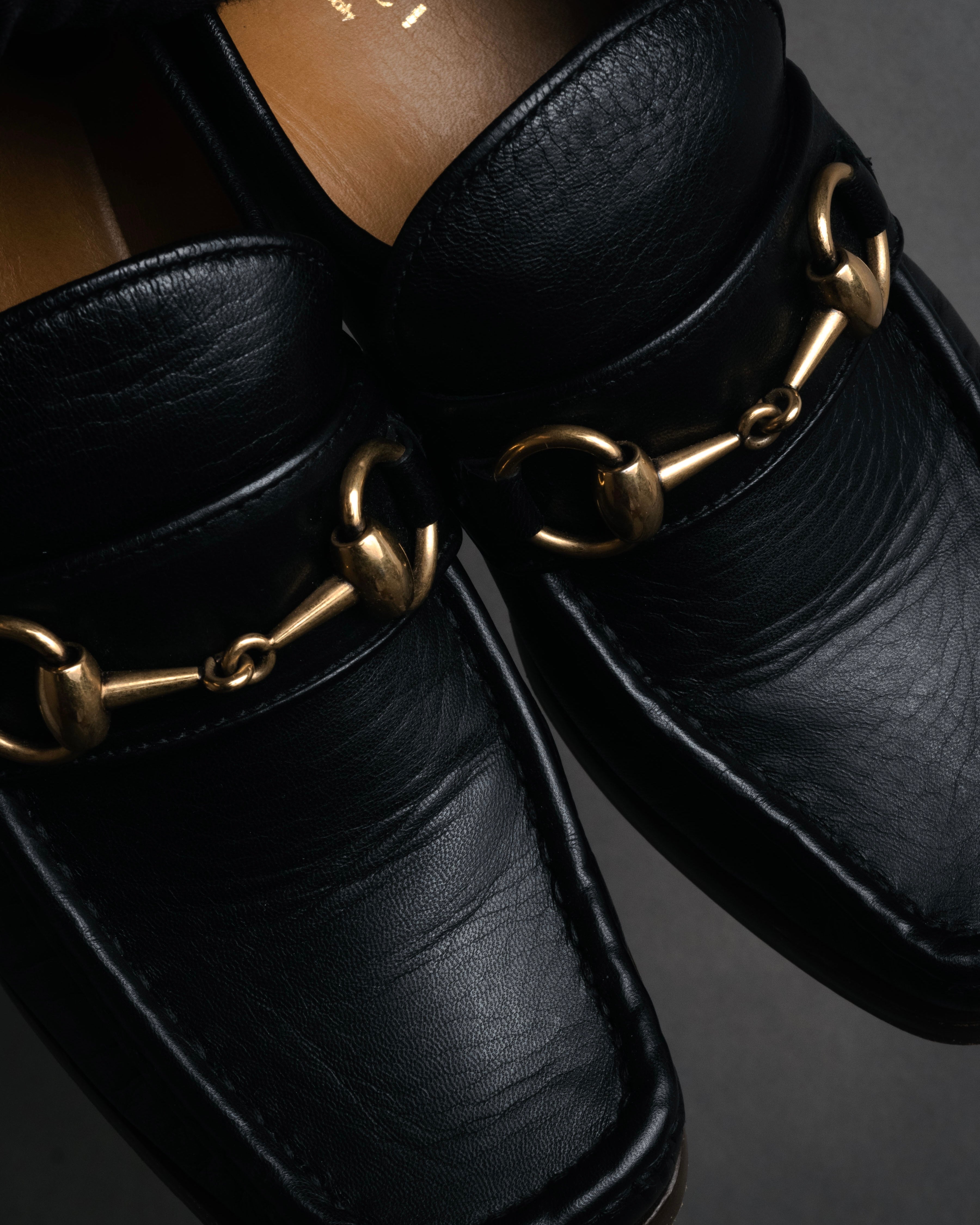 “GUCCI” 2020’s Horsebit chunky heel loafers