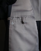 "CHRISTIAN DIOR MONSIEUR" Shadow stripe pattern classical formal detail set up