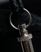 "HERMES" Le Sifflet à Ultrason series whistle motif leather necklace