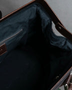 "BALENCIAGA" Circle lock design leather doctor bag