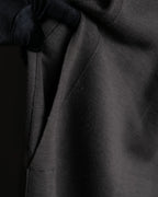 "Rick Owens" 12AW asymmetrical hooded knit cardigan