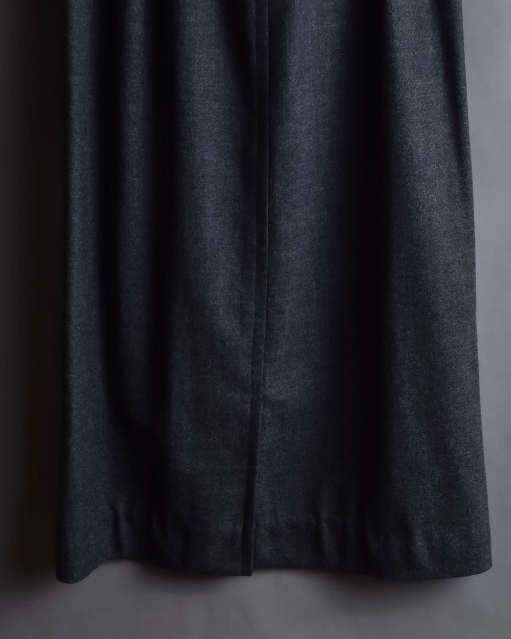 "HERMES" Margiela period semi-flared wool skirt