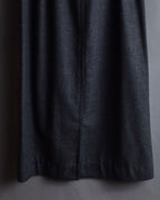 "HERMES" Margiela period semi-flared wool skirt