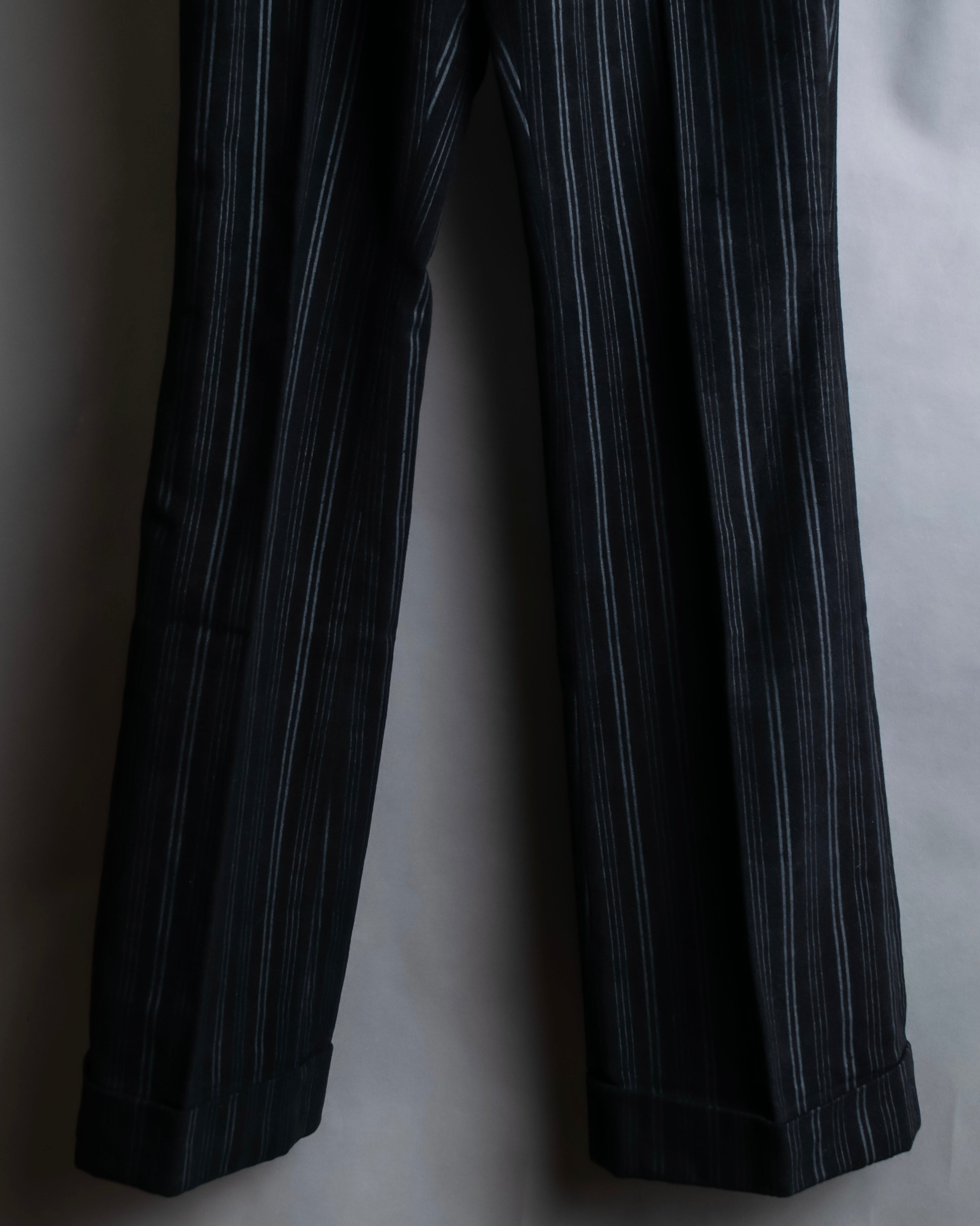 "DOLCE &amp; GABBANA" Pinstripe double-finished slacks