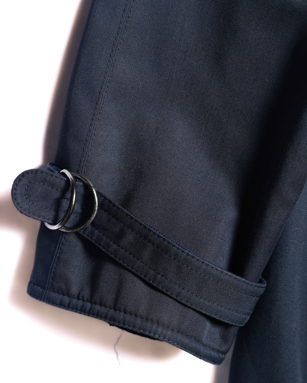 Chloe/ Beautiful A-Line Silhouette Trench Coat Navy