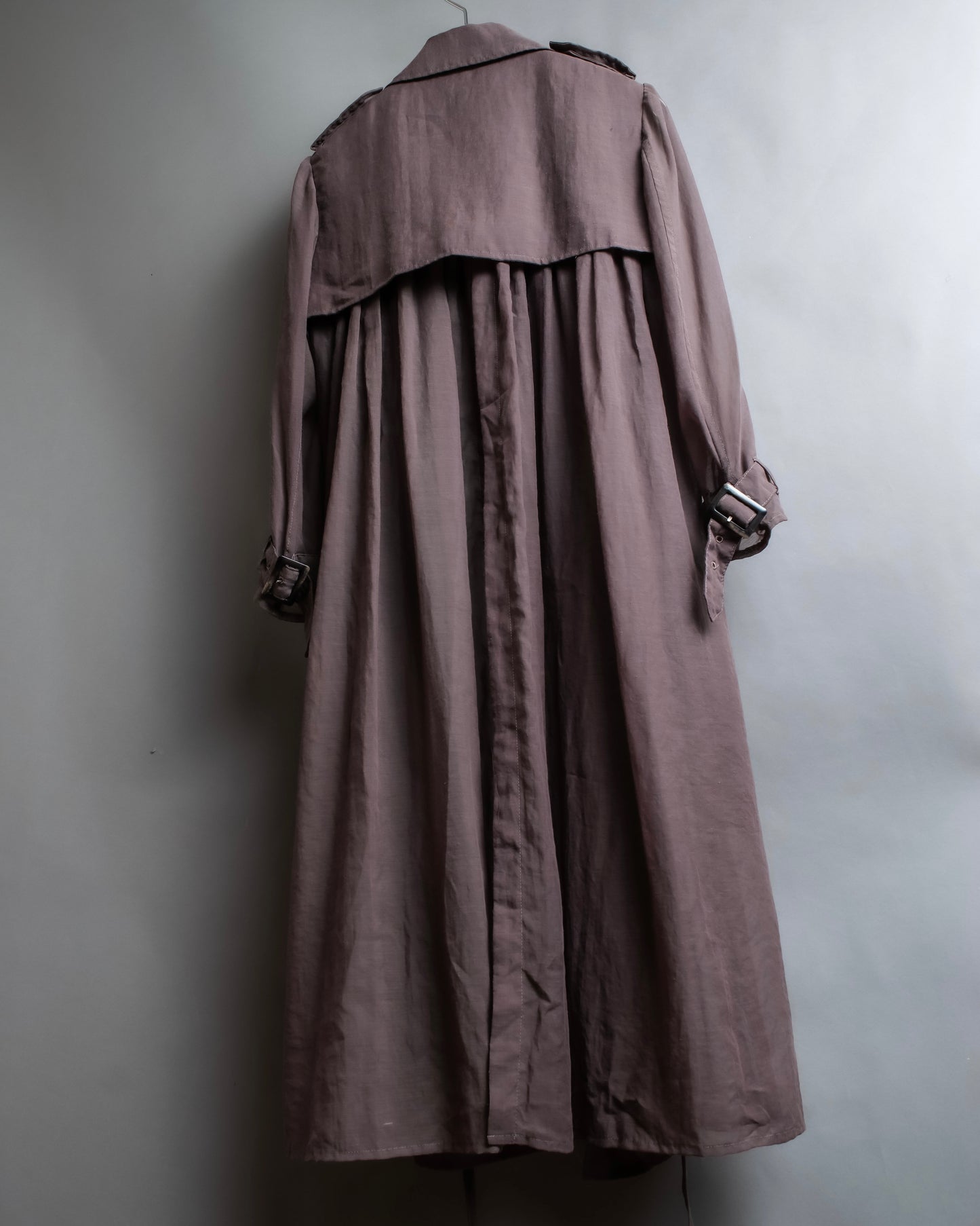 "MIHARA YASUHIRO" Drawstring design trench coat