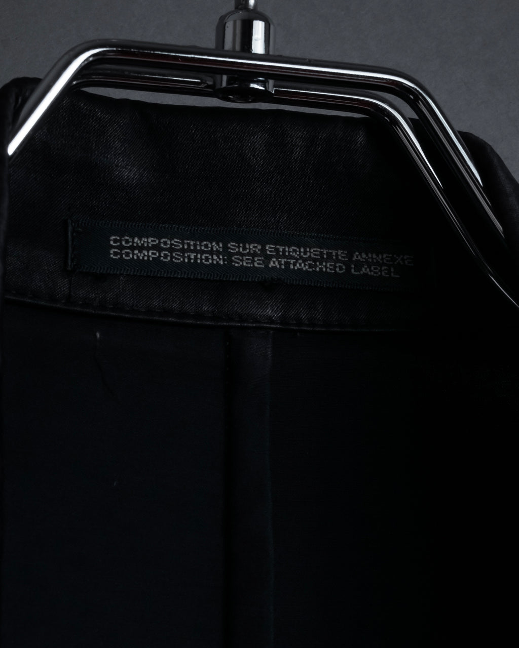 "Yohji Yamamoto +NOIR" 2005SS Rayon draping tailored jacket