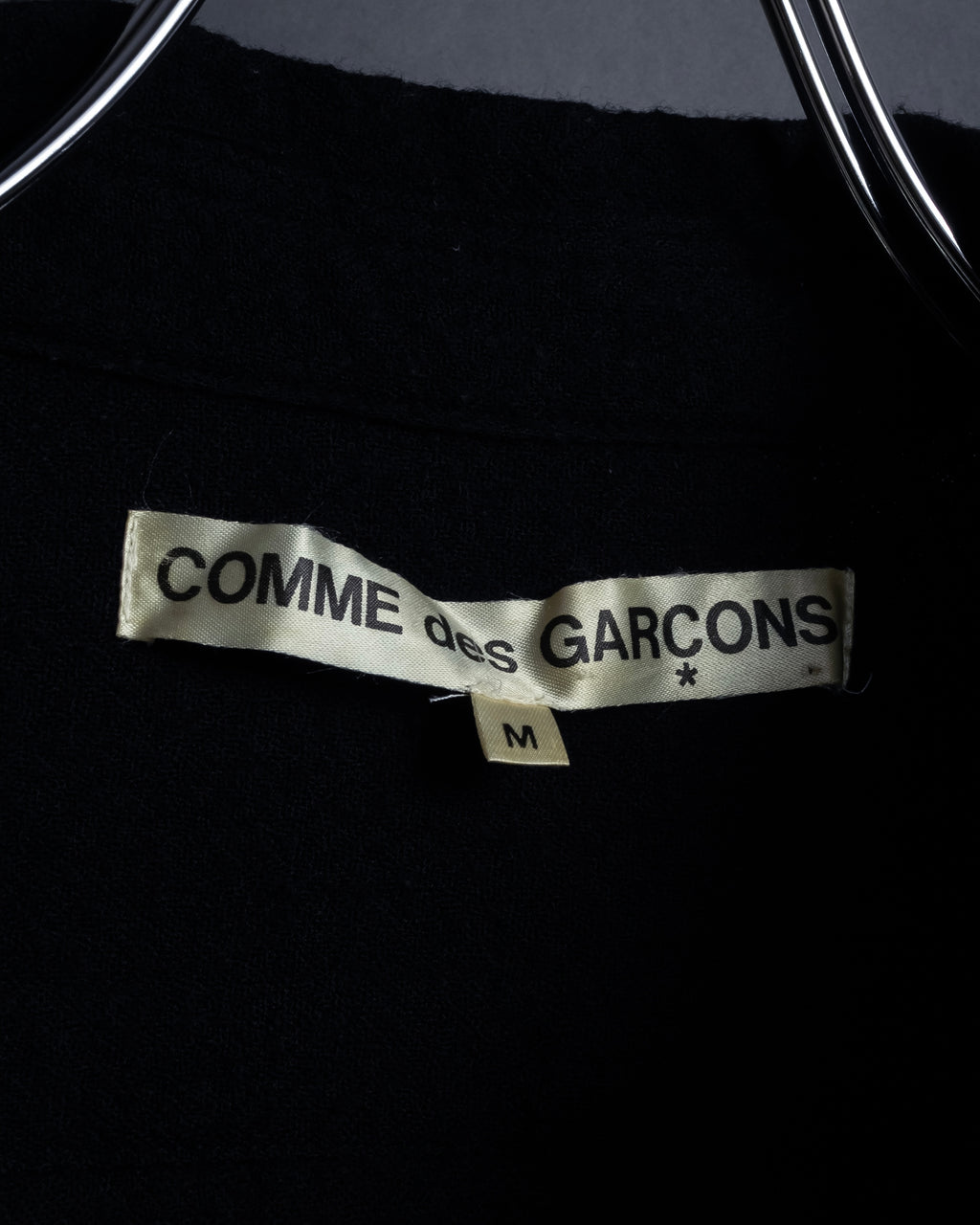 "COMME des GARCONS" 94AW Straight silhouette wool shirt dress