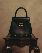 "Salvatore Ferragamo" 90's-00's Elegant leather 2 way handbag