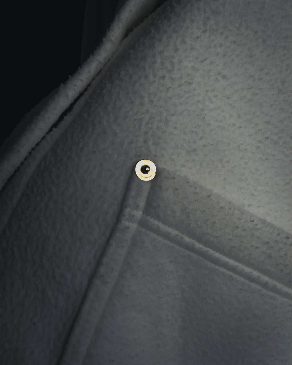 "GUCCI" 90’s-00’s Minimal fleece gold buttons jacket