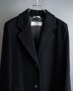 "Max Mara" Silver tag straight line shaped chester coat