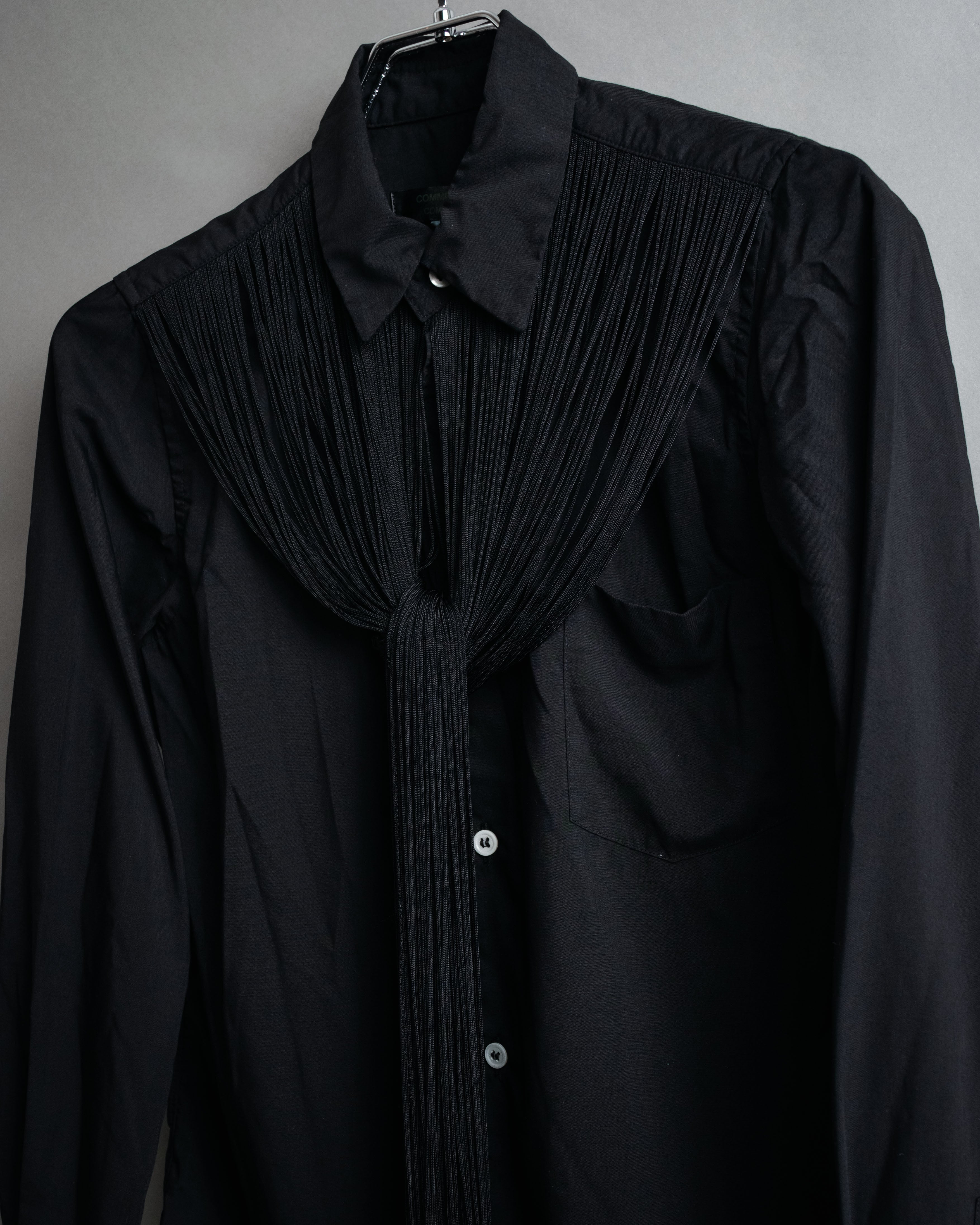 “COMME des GARCONS” 2022SS  Fringed dress shirt