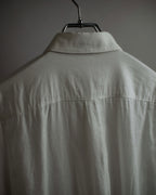 "BURBERRY" Frill design collarless blouse