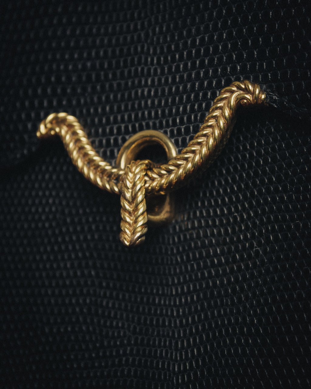 –SPECIAL– “HERMES” 1960’s-1970’s Lizard leather Vasco handbag