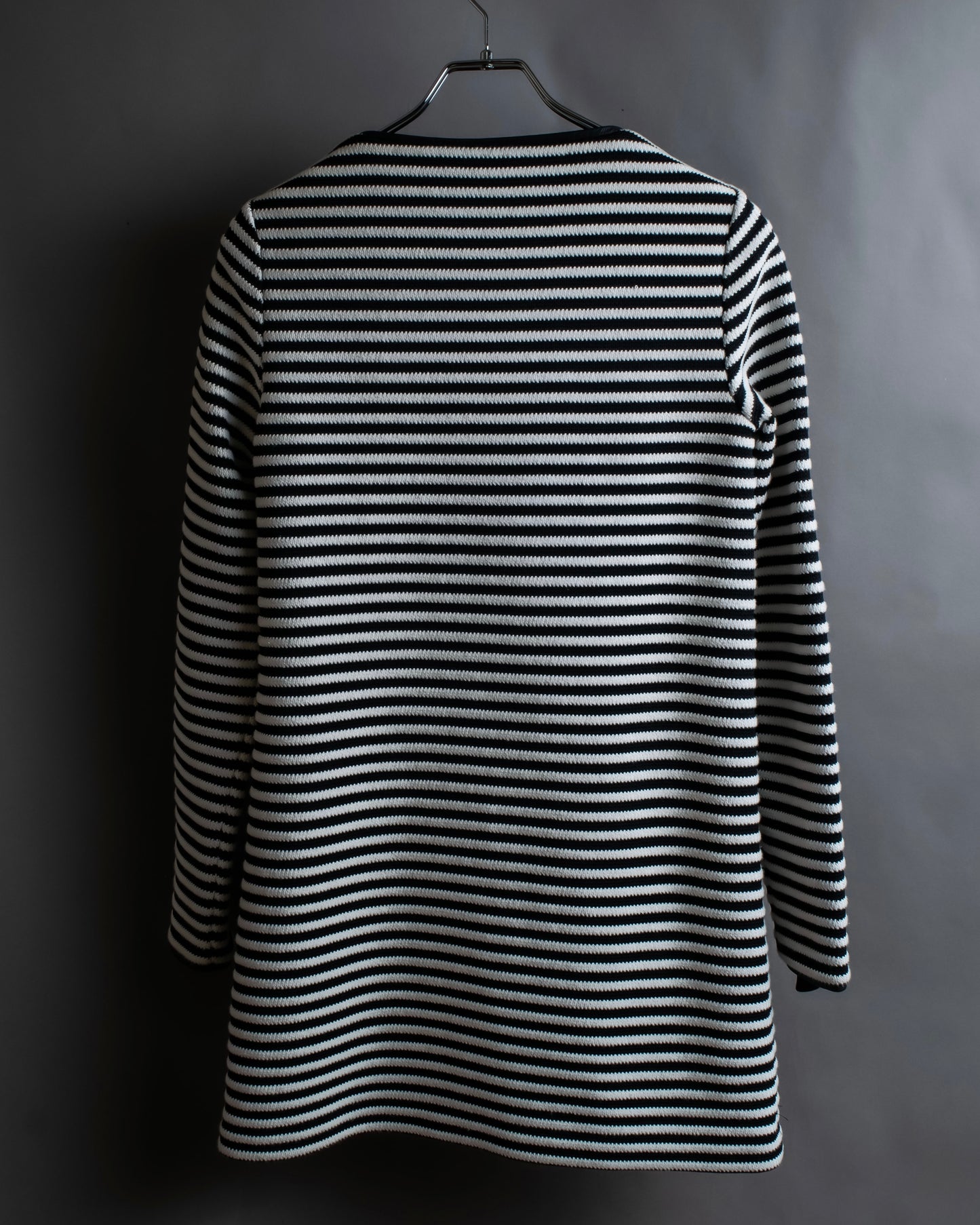 "T by Alexander Wang" Uniform striped ribbed knit pullover