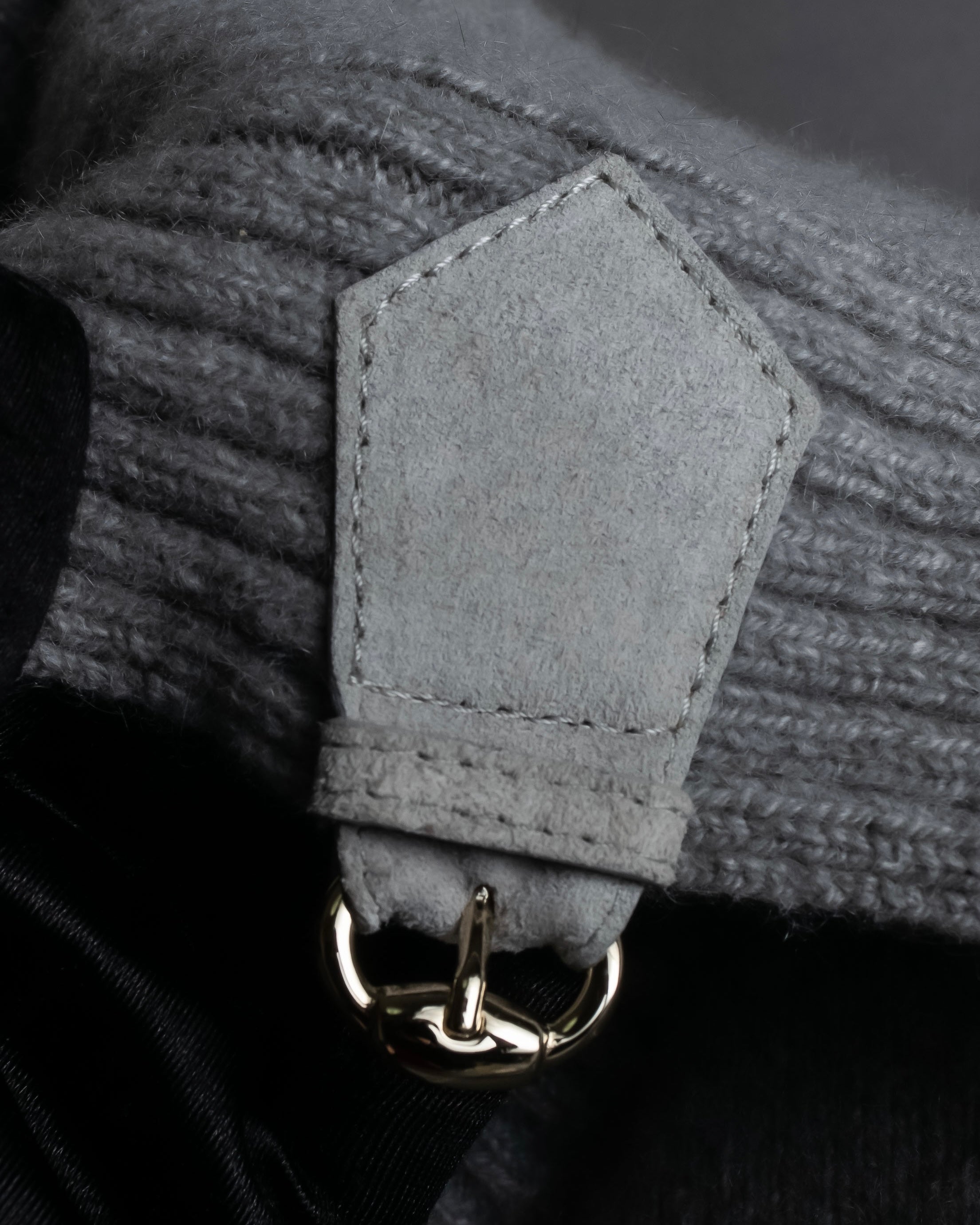 "GUCCI" Cashmere brand double zipper blouson